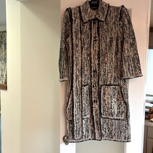 Worth Chanel style coat with tie belt